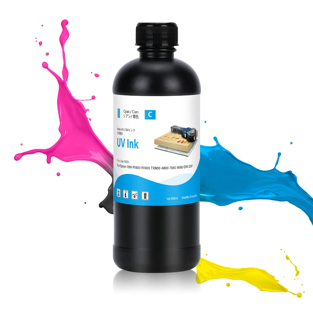 Winnerjet 500ML encre UV pour DX5 DX6 DX7 TX800 XP600 tête d'impression pour Epson 1390 L800 L1800 R1800 R1900 pour toutes les imprimantes modifiées UV - AliExpress 7 – Image 4
