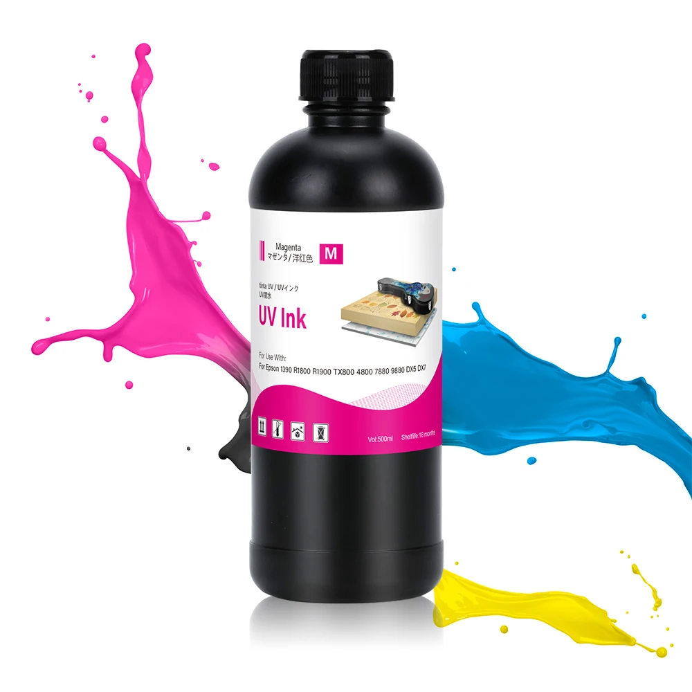 Winnerjet 500ML encre UV pour DX5 DX6 DX7 TX800 XP600 tête d'impression pour Epson 1390 L800 L1800 R1800 R1900 pour toutes les imprimantes modifiées UV - AliExpress 7 – Image 3