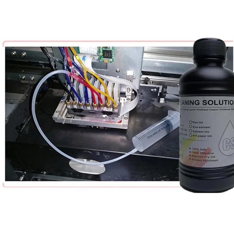 Liquide de nettoyage UV pour imprimante UV Epson Roland Mimaki, Solution de nettoyage pour tête d'impression UV, nettoyeur d'encre UV, 250ML - AliExpress 7 – Image 6
