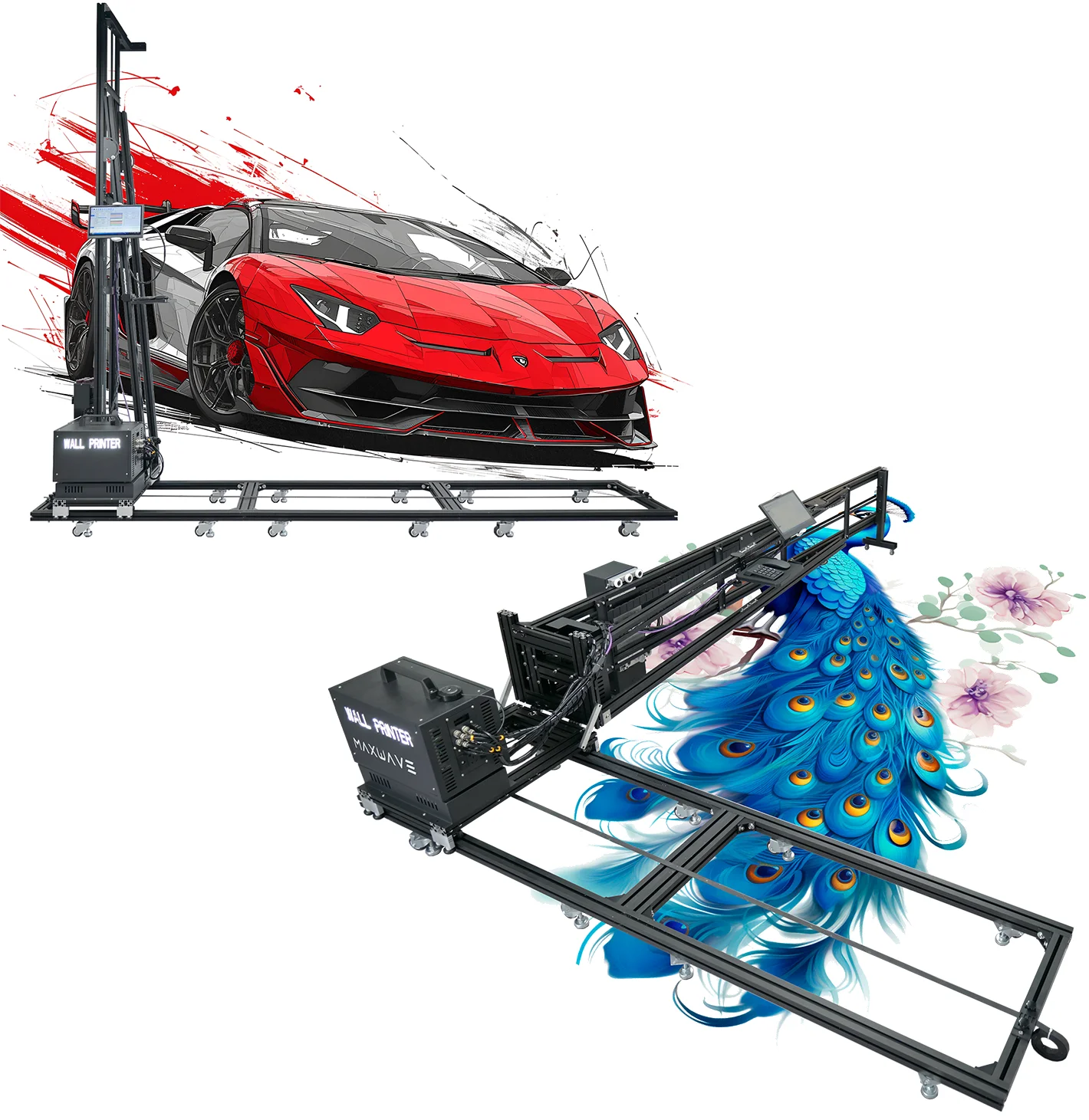 Imprimante murale 3D à encre UV, double DX10/DX7, impression directe sur papier mural, CMYKW LC LM 5/7 - AliExpress 13 – Image 5